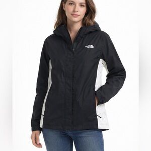 The North Face Black and White Windbreaker women’s large